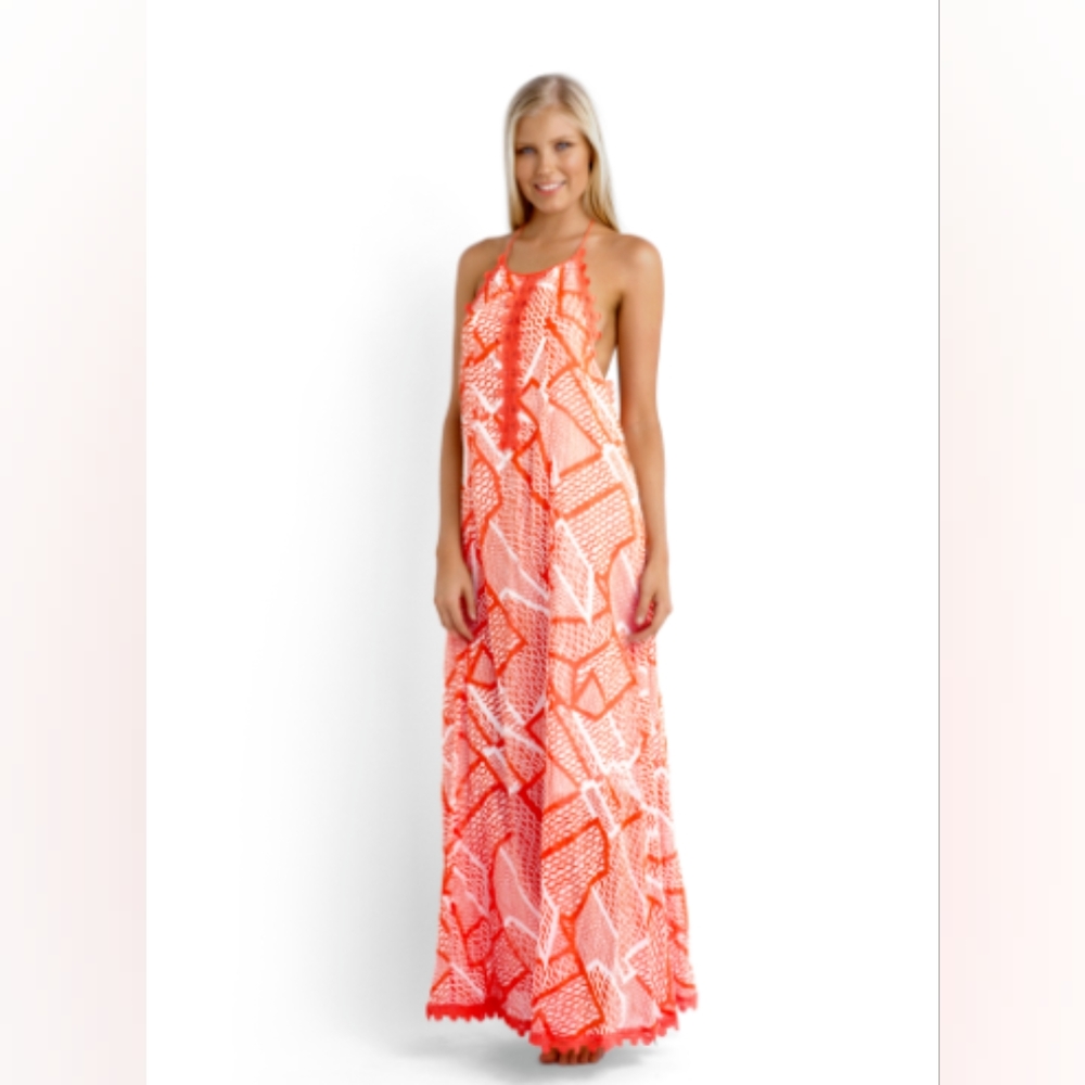 Seafolly Tidal Wave Field Day Maxi sz S